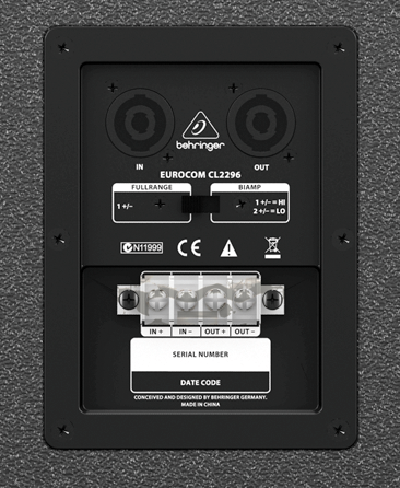 Акустическая система Пассивная Behringer Eurocom CL2296