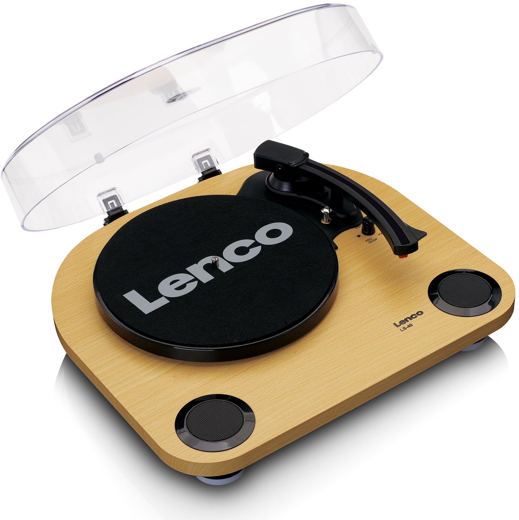 Виниловый проигрыватель Lenco LS-40 Wood