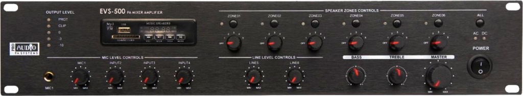 Усилитель комбинированный PROAUDIO EVS-500