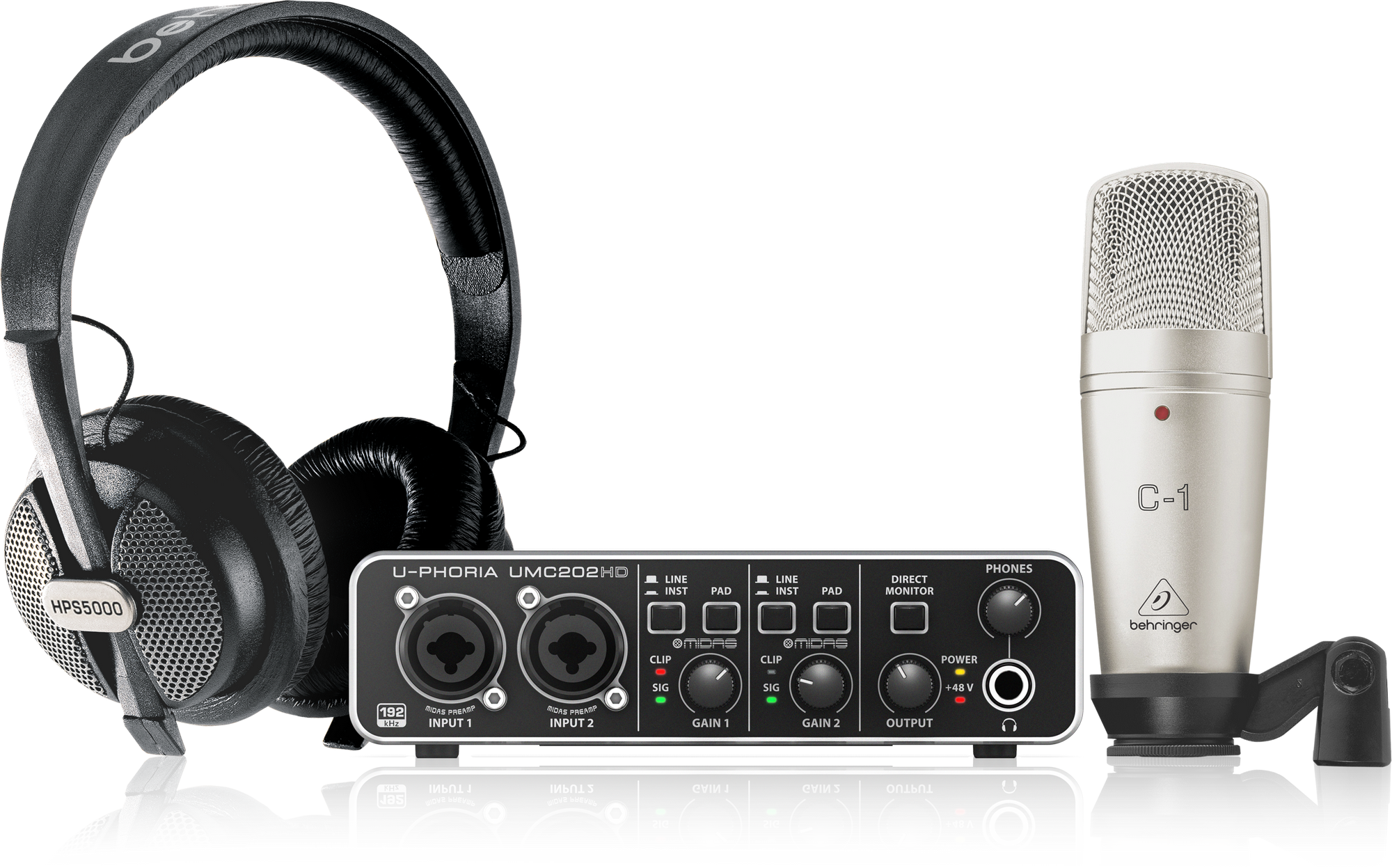 Студийный комплект Behringer U-Phoria Studio Pro