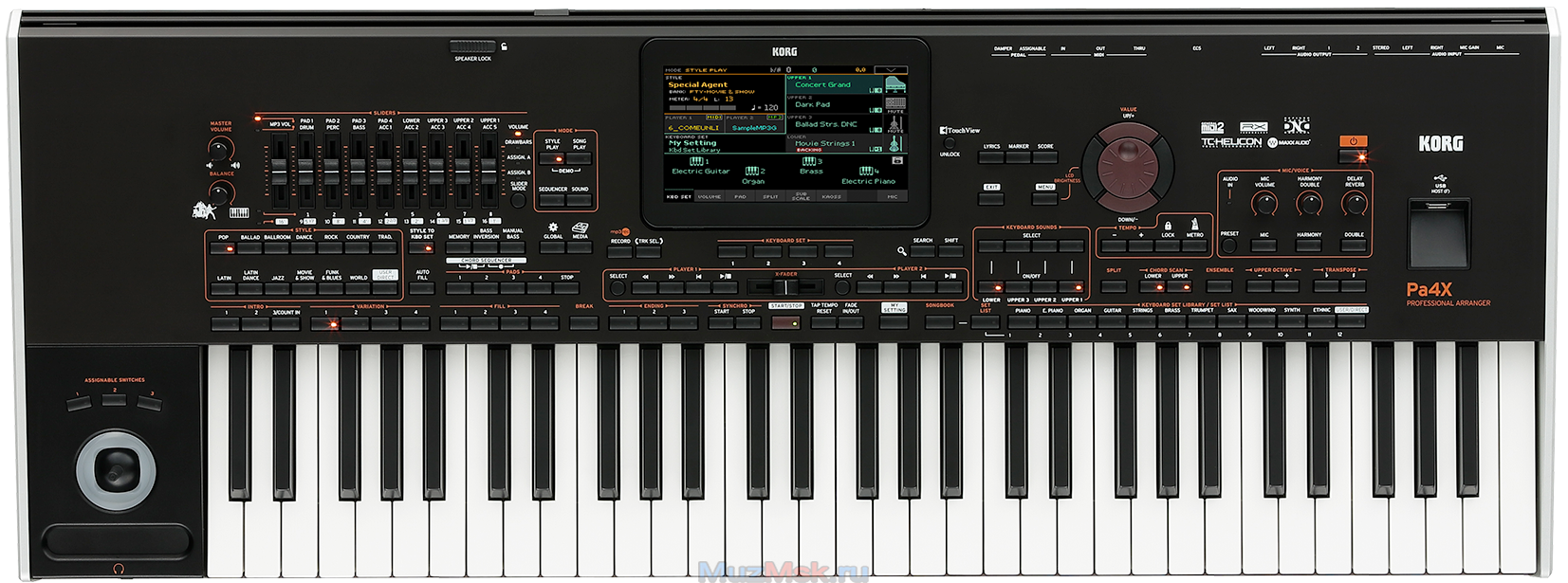 Аранжировочная станция KORG Pa4X-61