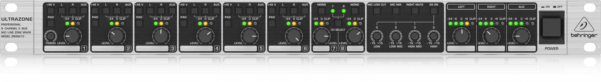 Микшер аналоговый Behringer ZMX8210 V2