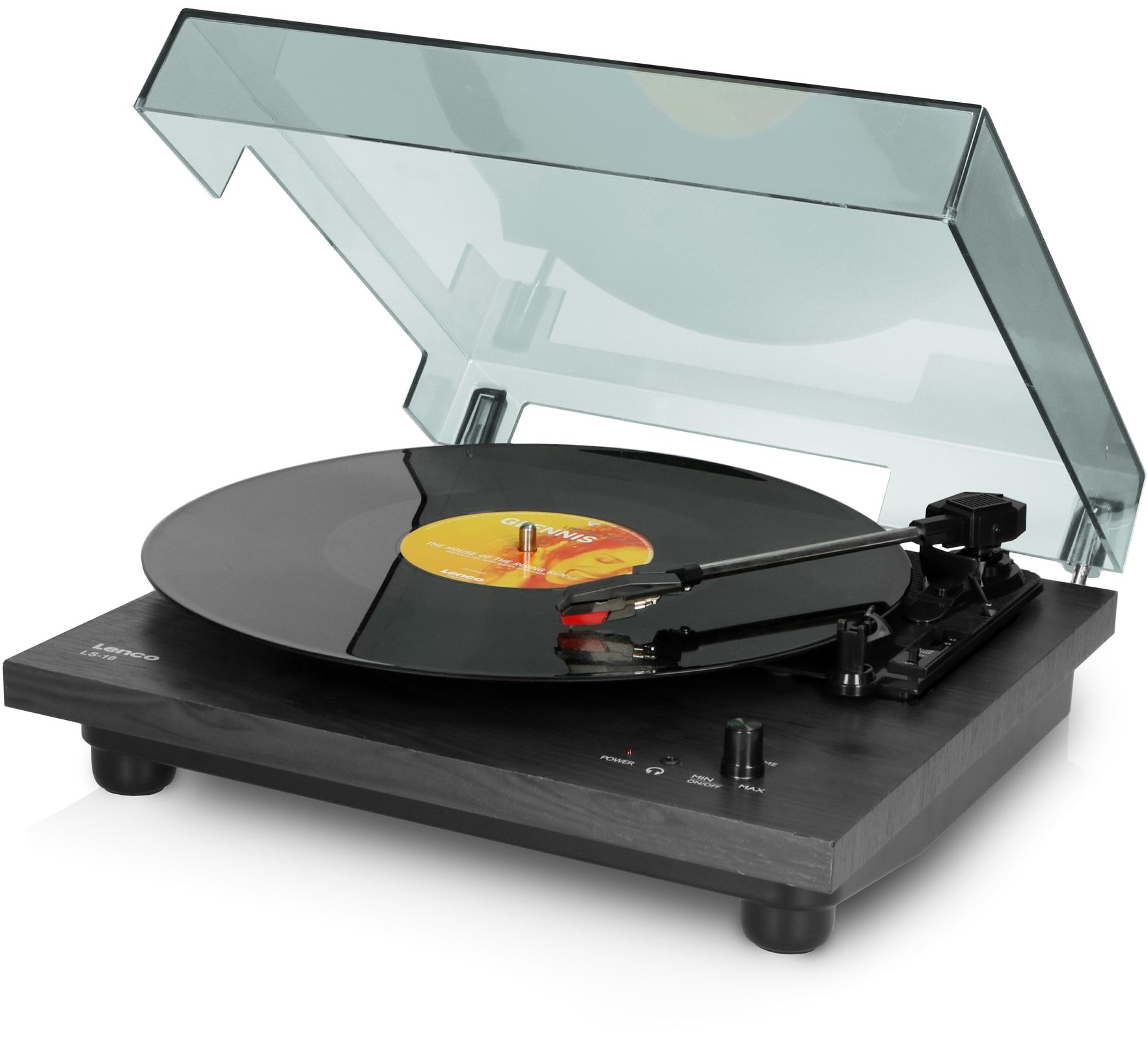 Виниловый проигрыватель Lenco LS-10 Black