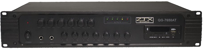 Микшер-Усилитель ZTX audio QG-7650AT