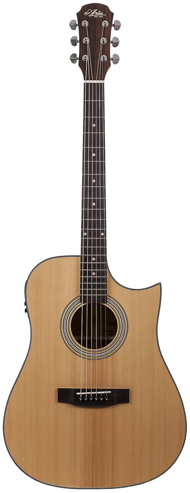 Гитара электроакустическая ARIA-211CE N