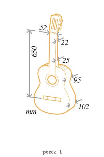 Гитара классическая Perez 600