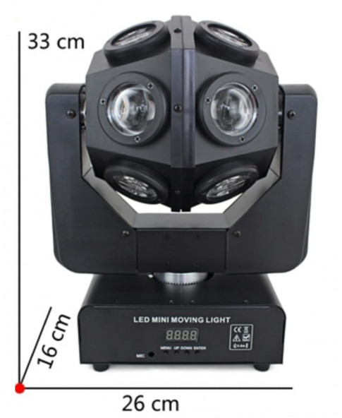 Вращающаяся голова Komoloff LED MH-328