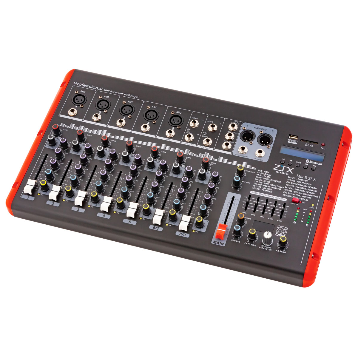 Микшер аналоговый ZTX audio Mix 5.2Fx