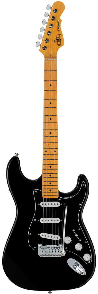 Электрогитара G&L Tribute Legacy Gloss Black MP Poplar