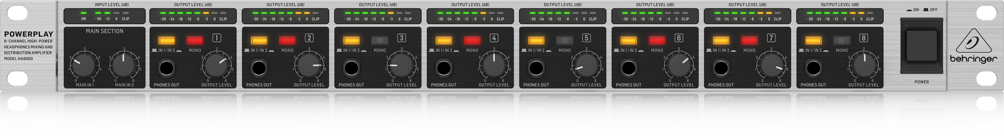 Усилитель для наушников Behringer HA 8000 V2