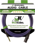 Аудио кабель MUZKABEL BXSMK5S - 1 метр, XLR (папа) - JACK (стерео)