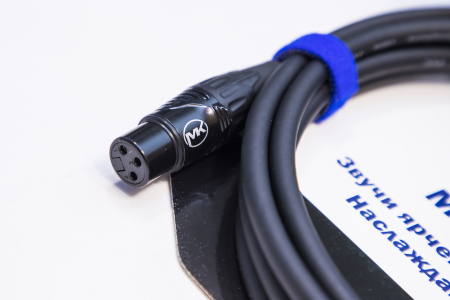 Микрофонный кабель MUZKABEL XXFMK1B - 15 метров, XLR – XLR