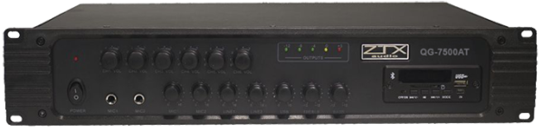 Микшер-Усилитель ZTX audio QG-7500AT