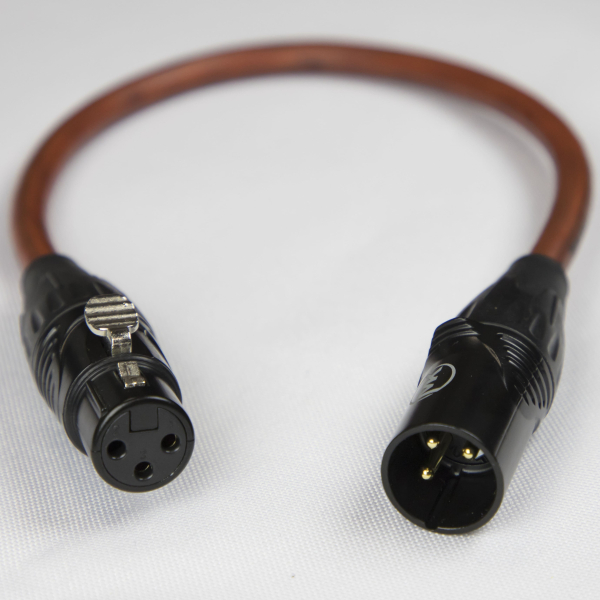 Патч-кабель MUZKABEL XXSMK5BP - 0.1 метра, XLR - XLR