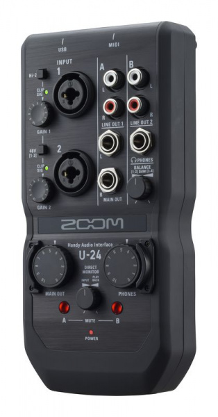Аудиоинтерфейс Zoom U-24