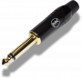 Разъем Jack (mono) MUZKABEL MJ-2G BK