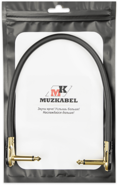 Патч-кабель MUZKABEL CJXMK3P - 0.1 метра, JACK - JACK