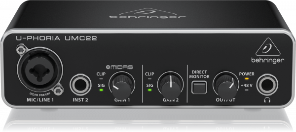 Звуковая карта Behringer UMC22
