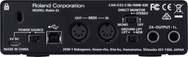 Звуковая карта Roland RUBIX22