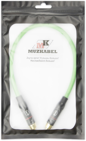 Патч-кабель MUZKABEL SRCIK2P - 0.3 метра, RCA – RCA (Красное кольцо)