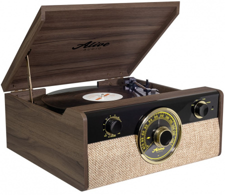 Виниловый проигрыватель Alive Audio FUSION FSN-01-DW Dark Wood