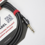 Гитарный кабель MUZKABEL JJFMK1B(R) - 1 метр, JACK - JACK (Угловой)