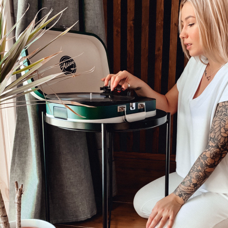 Виниловый проигрыватель Alive Audio VINTAGE VNT-02-CG Cades Gin