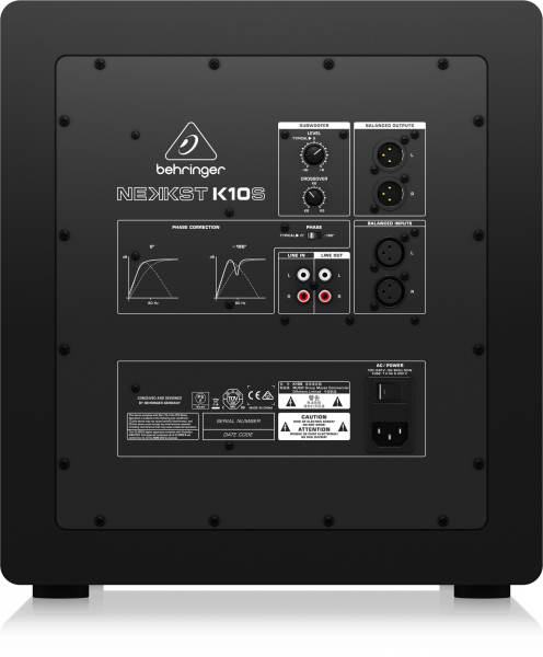 Студийный сабвуфер Behringer NEKKST K10S