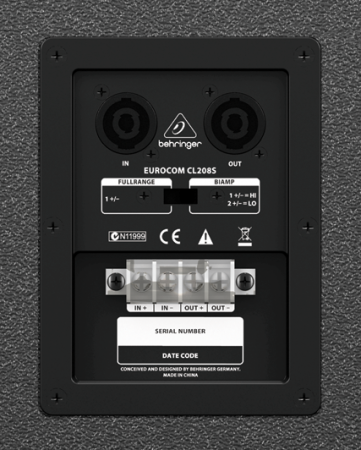 Сабвуфер Пассивный Behringer Eurocom CL208S