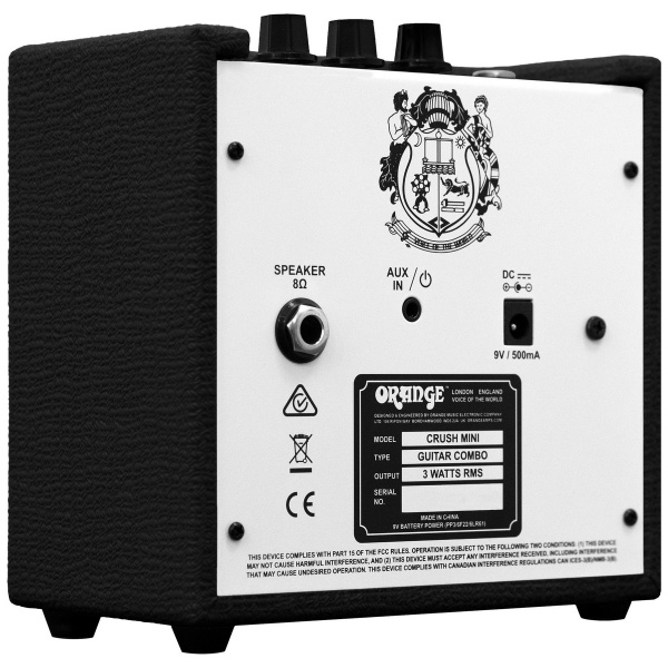 Комбоусилитель для Электрогитары Orange Crush MINI BK