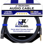 Микрофонный кабель MUZKABEL FGNIK4B - 2 метра, JACK (моно) - XLR (мама)