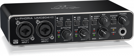 Звуковая карта Behringer UMC204HD