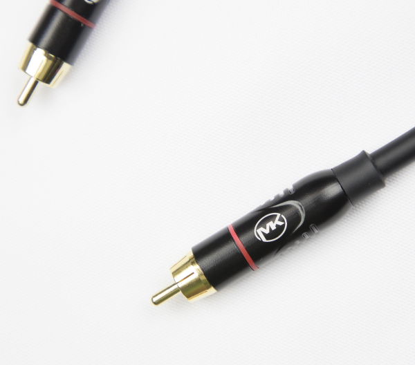 Патч-кабель MUZKABEL RSCMK3P - 0.1 метра, RCA – RCA (Красное кольцо)