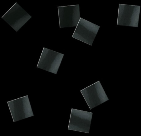 Конфетти бумажное 10-10 мм Чёрное