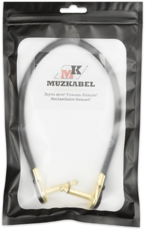 Патч-кабель MUZKABEL CJXMK3P - 0.1 метра, JACK - JACK