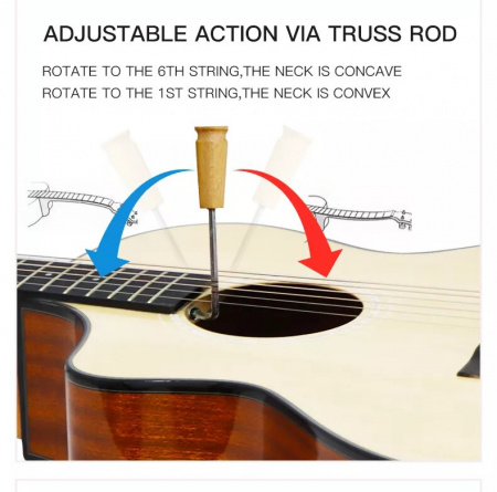 Трансакустическая гитара Smiger GN-30J-TR