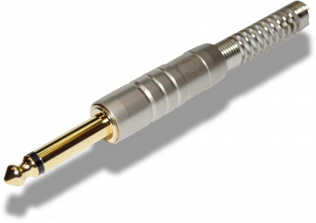 Разъем Jack (mono) MUZKABEL MJ-2G NK