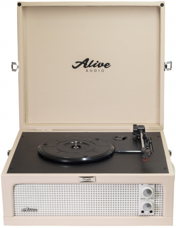 Виниловый проигрыватель Alive Audio TRAVELS TRV-07-IV Ivory