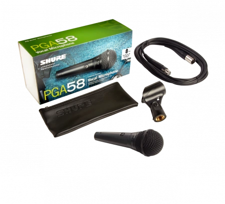 Микрофон вокальный SHURE PGA 58-XLR-E