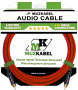 Аудио кабель MUZKABEL RCBIK3R - 10 метров, RCA - RCA