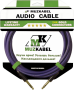 Аудио кабель MUZKABEL BZMK5S - 1,5 метра, JACK (стерео) - JACK (стерео)