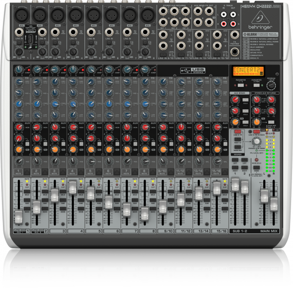 Микшер аналоговый Behringer XENYX QX2222USB