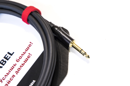 Аудио кабель MUZKABEL BZFMK1B - 15 метров, JACK (стерео) - JACK (стерео)