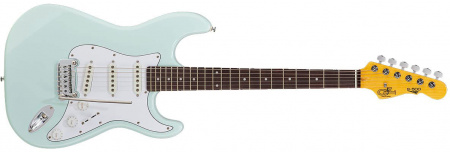 Электрогитара G&L Tribute S-500 Sonic Blue Jatoba