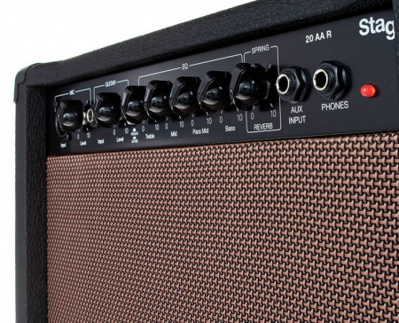 Комбоусилитель для акустических гитар Stagg 20 AA R