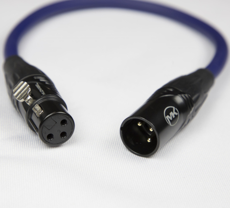 Патч-кабель MUZKABEL XXSMK5SP - 0.15 метра, XLR - XLR