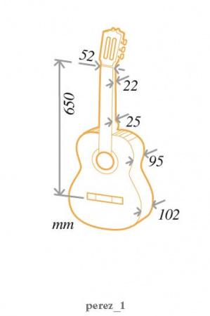 Гитара классическая Perez 610 Cedar