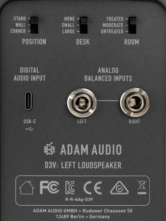 Студийный монитор ADAM Audio D3V Black