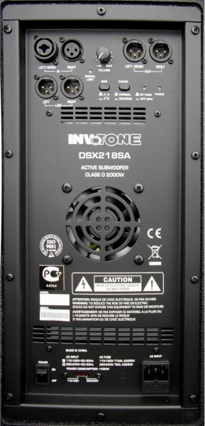 Субвуфер Активный Invotone DSX218SA