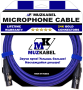 Микрофонный кабель MUZKABEL XXFMK1V - 1,5 метра, XLR – XLR